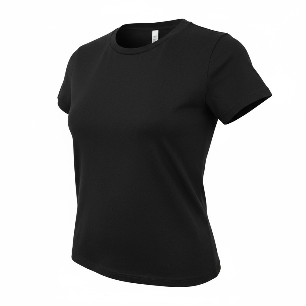 Lulus Black Tshirt Short Sleeve Women’s Small